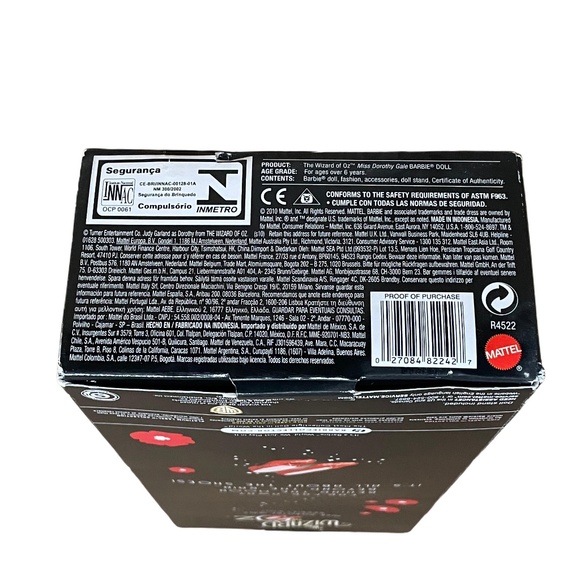 The Wizard of Oz-Miss Dorothy Gale-Barbie Doll Rare 2010 Pink Label New in Box - Picture 4 of 5